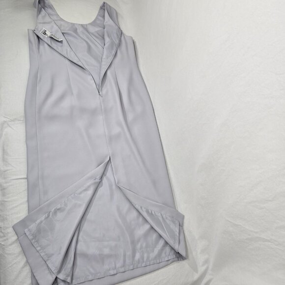 R & M RICHARDS Mother of The Bride Officecore Gray SET-2 Dress/Jacket Size 18. - Picture 9 of 17